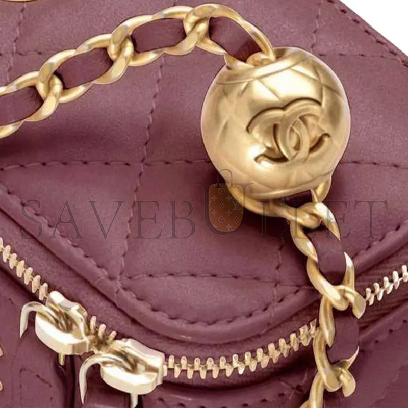 CHANEL VANITY WITH CHAIN AP1447 (11*7*8.5cm）